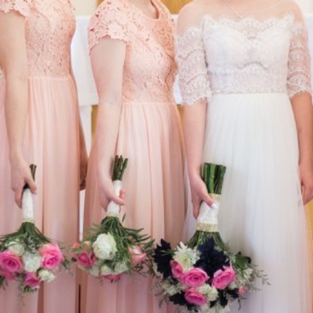 Blush colored Bridesmaid Dress